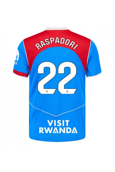 Atletico Madrid Giacomo Raspadori #22 Jalkapallovaatteet Kolmaspaita 2025-26 Lyhythihainen Atletico Madrid Giacomo Raspadori #22 Jalkapallovaatteet Kolmaspaita 2025-26 Lyhythihainen